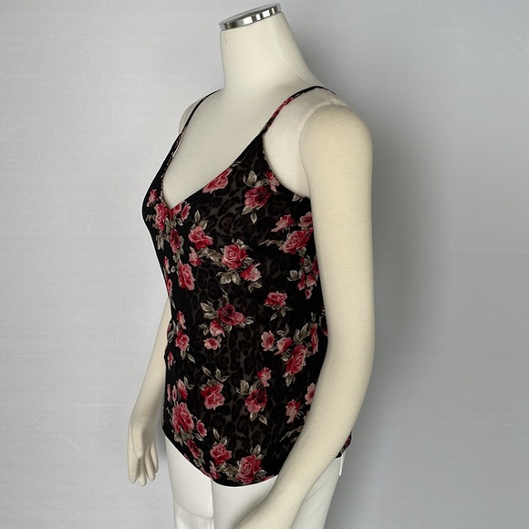 WHBM Reversible Tank Leopard/Floral Size X Small - Picture 11 of 14